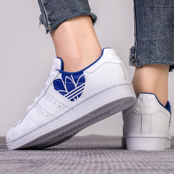 Giày Adidas Superstar 'Trefoil Print Royal Blue' FY2826 - Ảnh 4