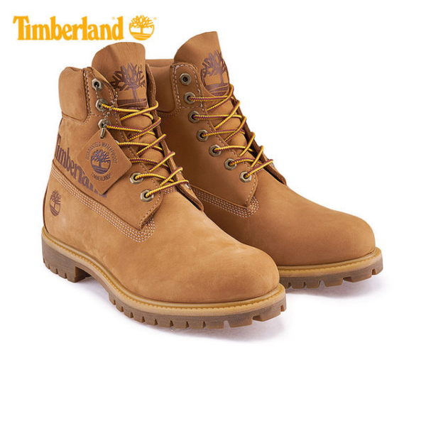 Giày Timberland Men's 6-Inch Premium Waterproof Wheat Nubuck Boot A1URV - Ảnh 3