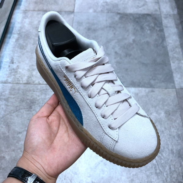 Giày Puma Suede Platform Core 'Grey Blue' 373934-02 - Ảnh 2