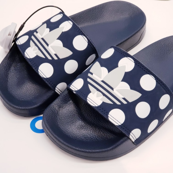 Dép Adidas Wmns Adilette Lite Slides 'Trefoil Logo Polka Dot Navy' FU9148 - Ảnh 6