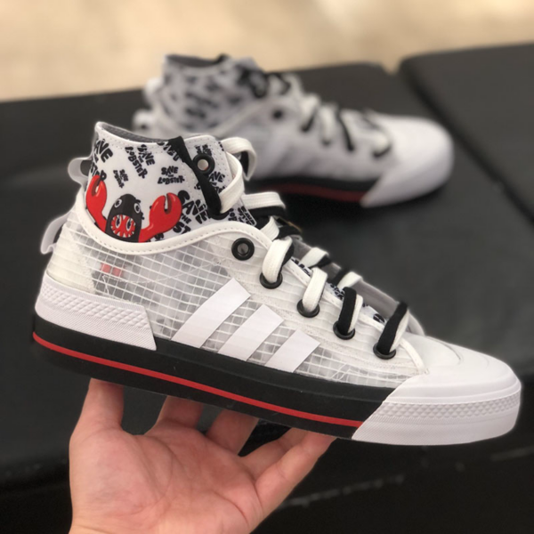 Giày Adidas Nizza Hi DL Clover 'White And Black' GY5340 - Ảnh 5