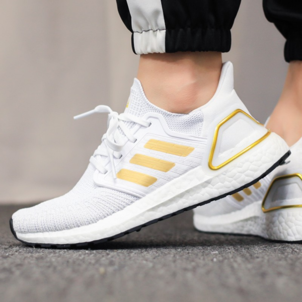 Giày Adidas Wmns UltraBoost 20 'White Gold Metallic' FV8351 - Ảnh 3