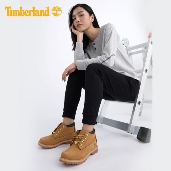 Giày Timberland Wmns Waterproof Wheat Yellow 23399 - Ảnh 5