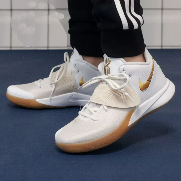 Giày Nike Kyrie Flytrap 3 EP White Metallic 'Gold Summit' CD0191-105 - Ảnh 2