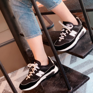 Alternative view of Giày New Balance X-Racer 'Black White' MSXRCSBL