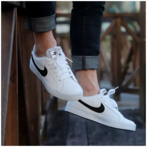 Alternative view of Giày Nike Court Royale AC 'White Black' BQ4222-103