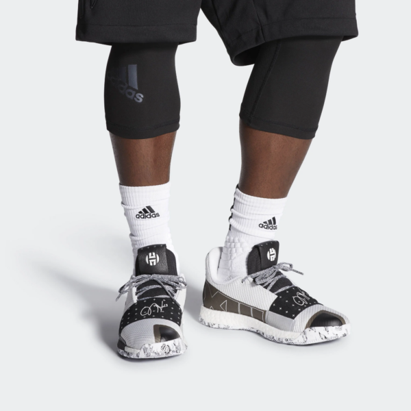 Giày Adidas Harden Vol 3 James Grey AQ0035 - Ảnh 2