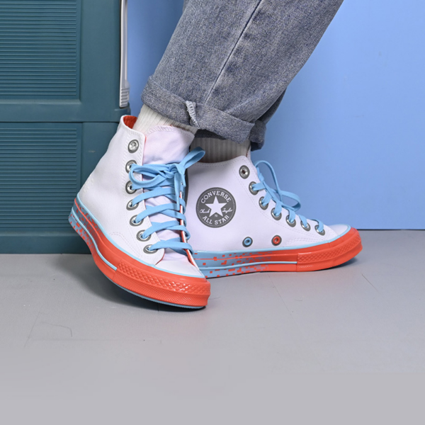 Giày Converse Chuck Taylor All Star 70 High 'Orange Blue' 171934C - Ảnh 2