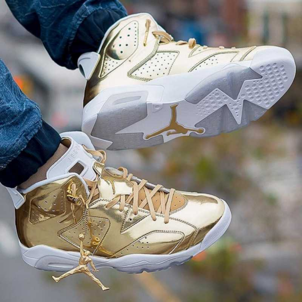 Giày Nike Jordan 6 Retro 'Pinnacle Metalic Gold' 854271-730 - Ảnh 2