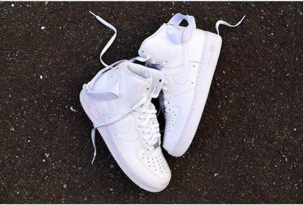Giày Nike Air Force 1 High GS 'White' 653998-100 - Ảnh 5