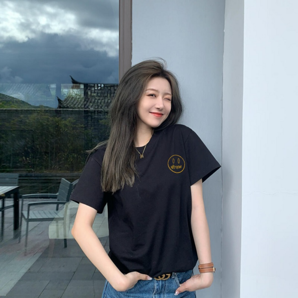 Áo Drew House Sketch Mascot Tee Black - Ảnh 6