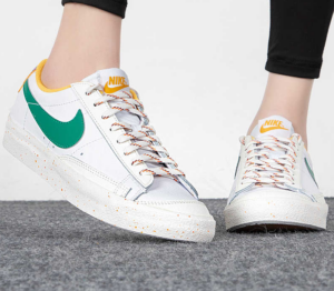Alternative view of Giày Nike Blazer Low '77 (GS ) 'White' DQ5088-131