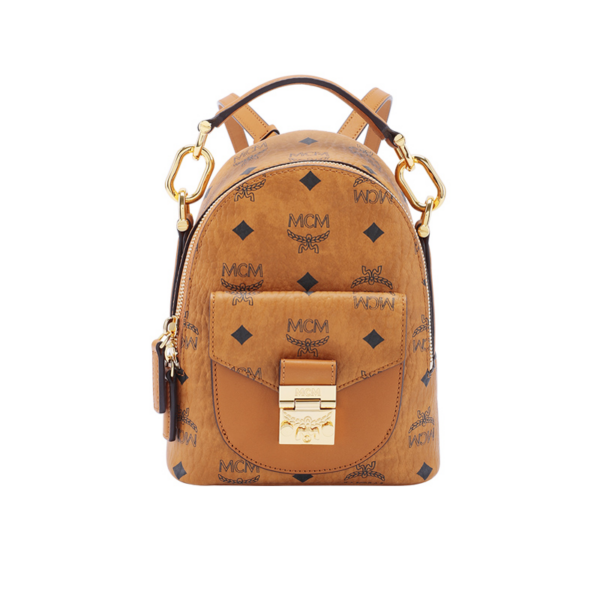 Túi MCM Patricia Backpack Visetos Cognac MWKBSPA01CO001 - Ảnh 2