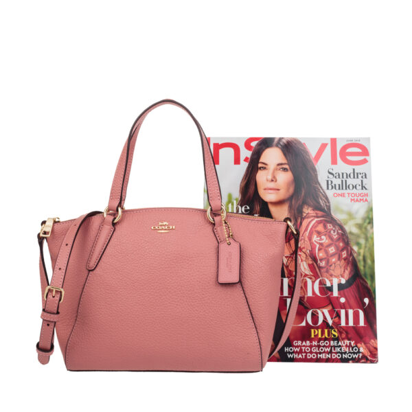 Túi Coach Leather Kelsey Satchel F31077 IMNB2 - Ảnh 2