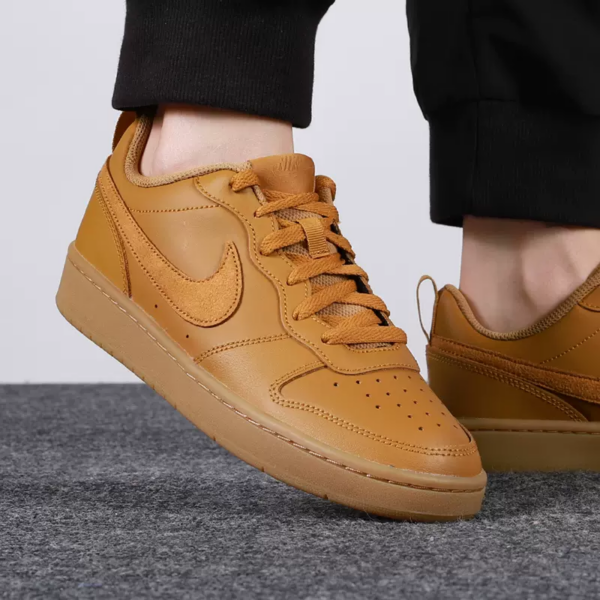 Giày Nike Court Borough Low 2 Gum Light Brown BQ5448-700 - Ảnh 3