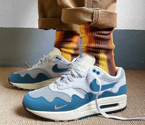 Giày Nike Patta x Air Max 1 'Noise Aqua' DH1348-004 - Ảnh 2