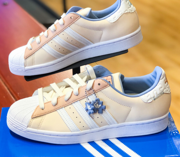 Giày Adidas Superstar 'Ecru Tint Ambient Sky' GZ3414 - Ảnh 4