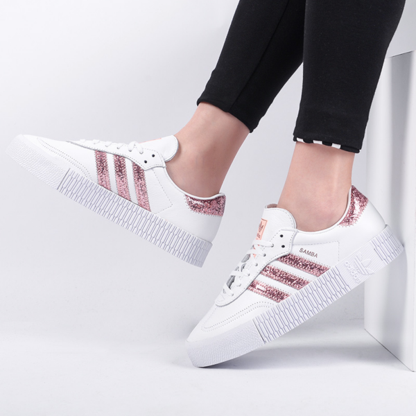 Giày Adidas Samba Rose Wmns 'Cloud White' FX3816 - Ảnh 5