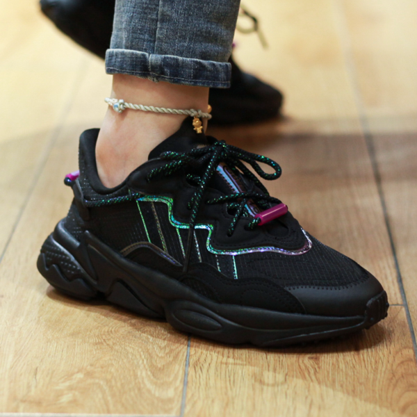 Giày Adidas Wmns Ozweego Black GW3318 - Ảnh 3