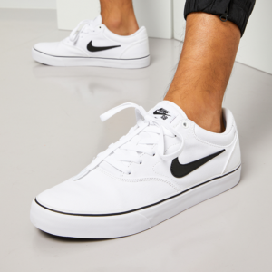 Alternative view of Giày Nike Chron 2 Canvas SB 'White Black' DM3494-100