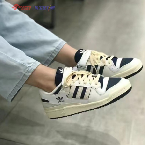 Giày Adidas Forum 84 Low 'Off White Collegiate Navy' GZ6427 - Ảnh 2