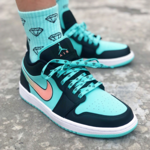 Alternative view of Giày Nike Air Jordan 1 Low SE 'Tropical Twist' CK3022-301