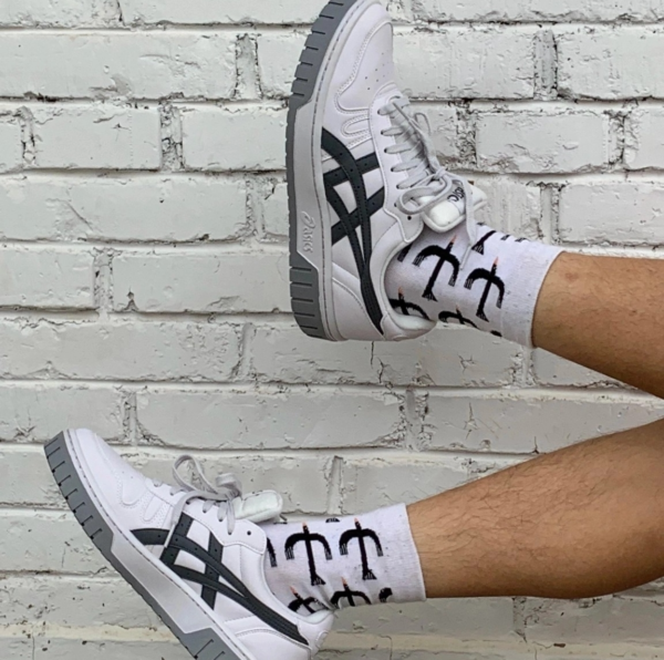 Giay Asics Court MZ 'White Grey' 1203A127-022