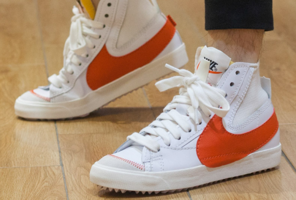 Giày Nike Blazer Mid 77 'Jumbo Red Orange' DH7690-100 - Ảnh 2