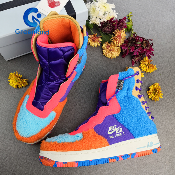 Giày Nike Wmns Air Force 1 Rebel XX 'Colored Sherpa' CQ7518-571 - Ảnh 4