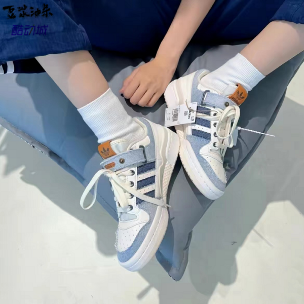 Giày Adidas Forum Low 'Blue' HQ6334 - Ảnh 5