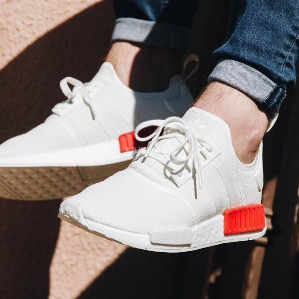 Giày Adidas NMD R1 Off White 'Lush Red' B37619 - Ảnh 3
