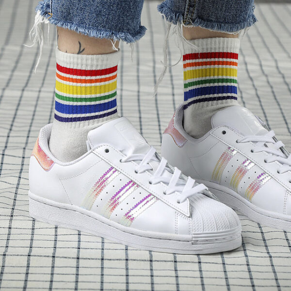 Giày Adidas Superstar 'Pink Hologram' FV3139 - Ảnh 3