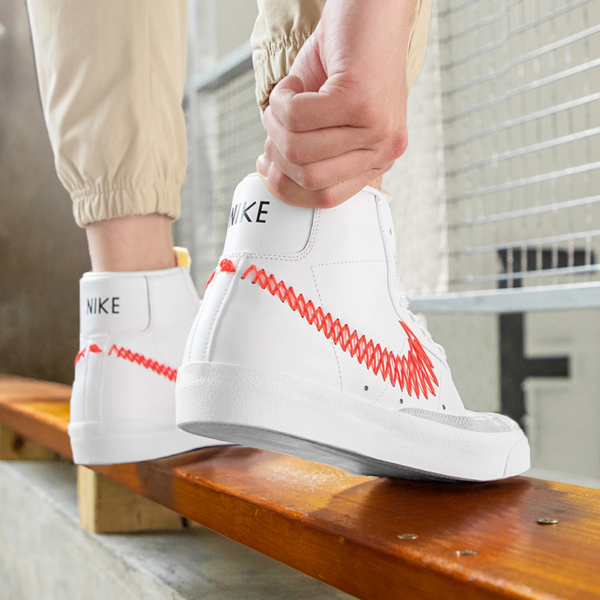 Giày Nike Blazer Mid '77 GS 'Double Zig Zag Stitched Swoosh' DJ2008-161 - Ảnh 3