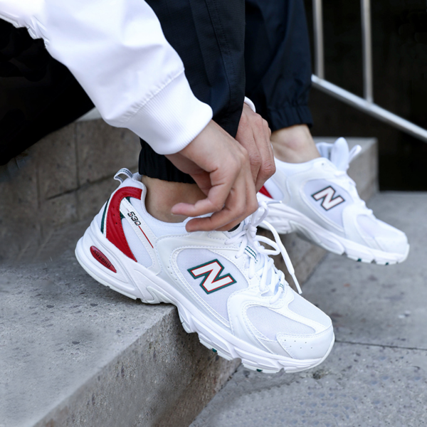 Giày New Balance 530 'White Red' MR530SK - Ảnh 2