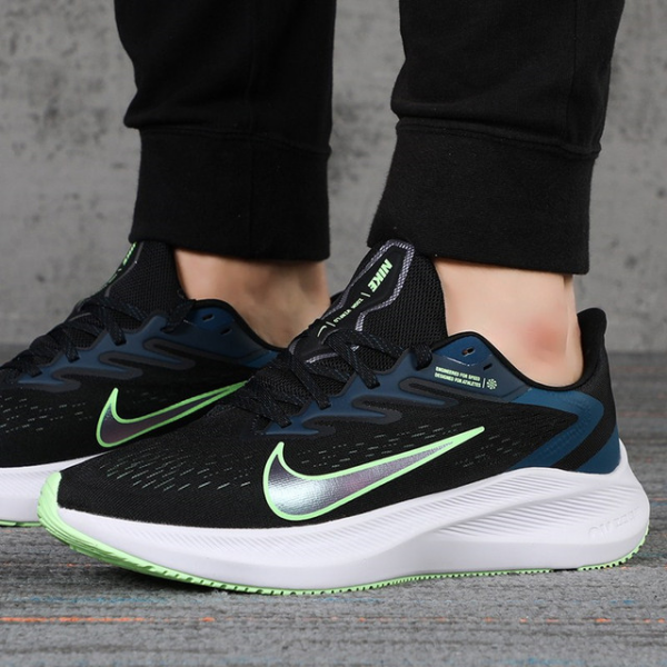 Giày Nike Zoom Winflo 7 'Black Valerian Blue' CJ0291-004 - Ảnh 2