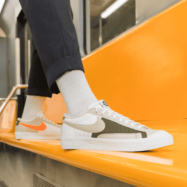 Giày Nike Blazer Low '77 Premium 'Toasty Brown Kelp' DD8026-100 - Ảnh 5