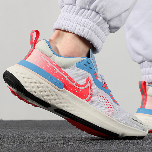 Giày Nike React Miler 2 White Pink Blue DJ5202-161 - Ảnh 3