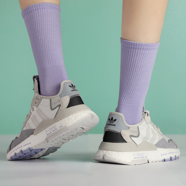 Giày Adidas Nite Jogger Cloud White Purple Grey H03250 - Ảnh 4