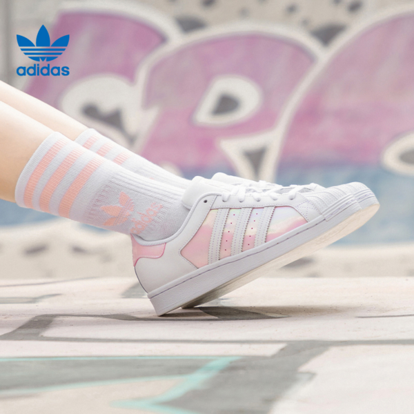 Giày Adidas Wmns Superstar 'White Clear Pink' FX6042 - Ảnh 6