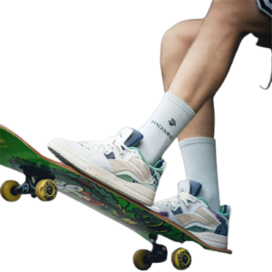 Alternative view of Giày Li Ning WeiWu Skate Cultural 'Grey' AECR097-1