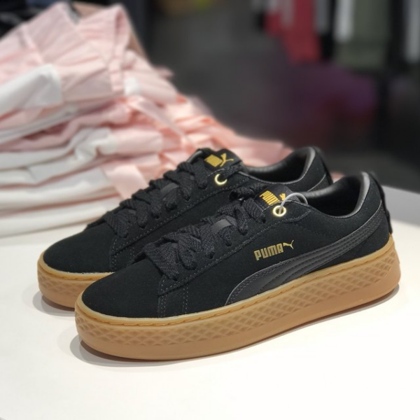 Giày Puma Smash Platform Frill 366928-01 - Ảnh 3
