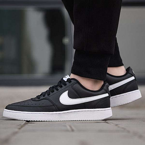 Giày Nike Court Vision Low 'Black White' CD5463-001 - Ảnh 3