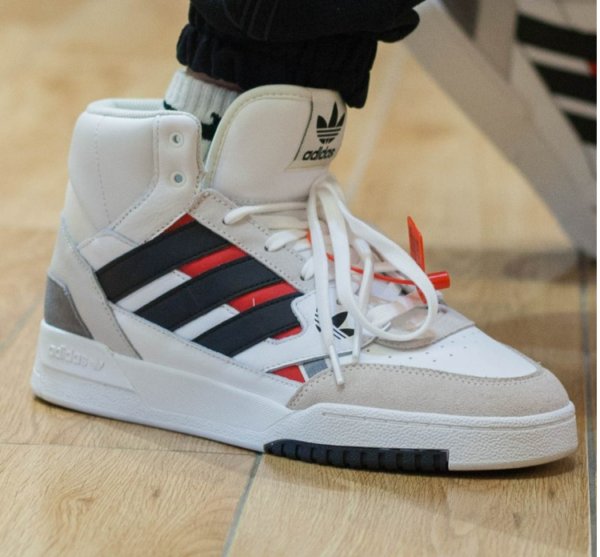 Giày Adidas Originals Drop Step SE 'Grey Red' GV9447 - Ảnh 2