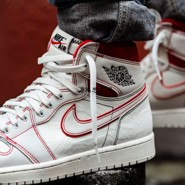 Giày Nike Air Jordan 1 Retro High 'Phantom Gym Red' 575441-160 - Ảnh 5