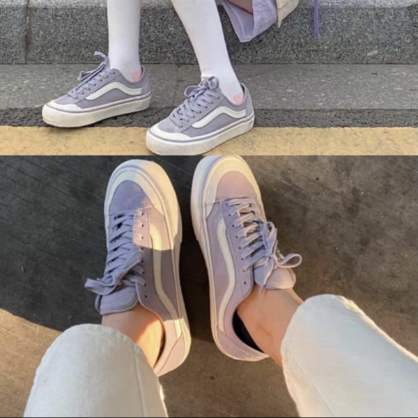 Giày Vans Suede Style 36 Decon SF Skate Lilac Gray VN0A3MVL258 - Ảnh 2