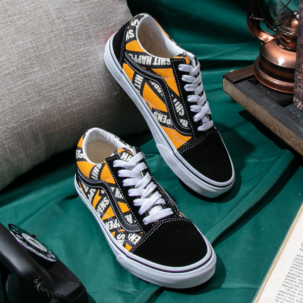 Giày Vans Old Skool 'Black Yellow' VN0A4U3BWTX - Ảnh 3