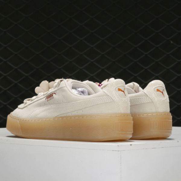 Giày Puma Platform Flower Tassel 'White' 369181-01 - Ảnh 4
