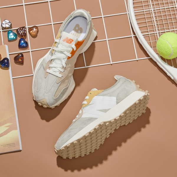 Giày New Balance Wmns 327 'Light Grey' WS327MS - Ảnh 9