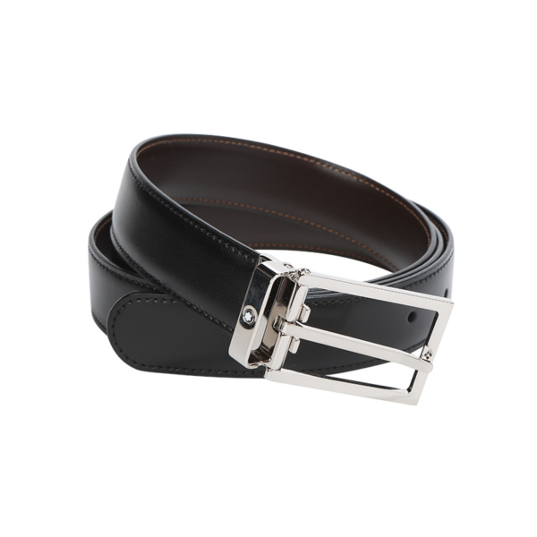 Thắt Lưng Montblanc Reversible Leather Slim Belt 113273 - Ảnh 5