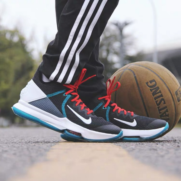 Giày Nike LeBron Witness 4 'Black Red Glass Blue' BV7427-005 - Ảnh 5